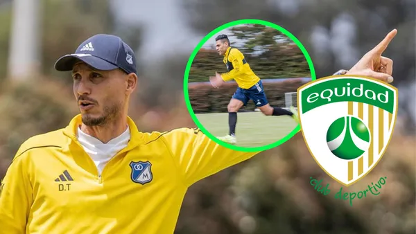 David González y Radamel Falcao García Foto: Millonarios FC y Escudoteca