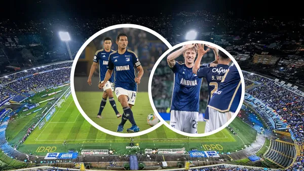 David Macalister Silva y Andrés Llinás Foto: Millonarios FC