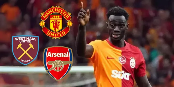 Davinson Sánchez en un partido con el Galatasaray de Turquía