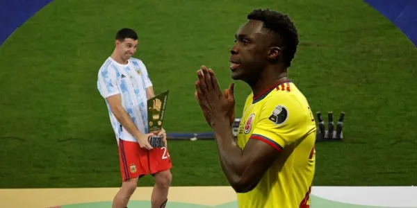 Davinson Sánchez en Inglaterra recibe la peor noticia de El Dibu Martínez.