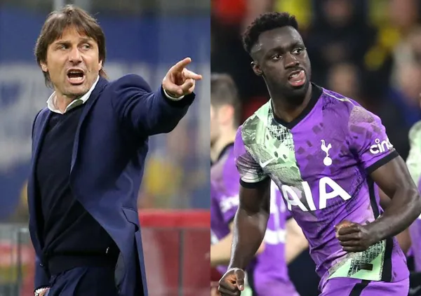 Davinson Sanchez marcó el primer gol colombiano de 2022 y lo hizo contra el Watford, su entrenador se quedó en shock y reaccionó por la jugada del cafetero.