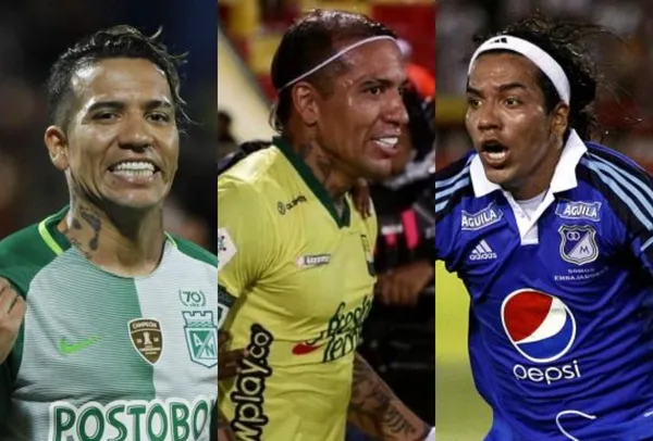 Dayro Moreno es el goleador del fútbol colombiano.