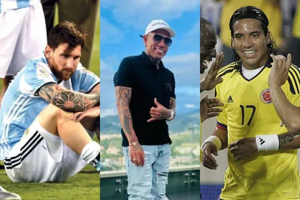 Dayro Moreno es de los pocos delanteros que llegó a golear a la Argentina de Lionel Messi.