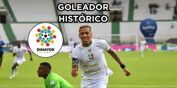 Dayro Moreno hace historia en el fútbol de Colombia y la DIMAYOR lo reconoce.