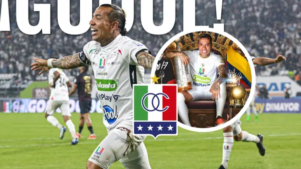 Dayro Moreno y una nueva marca en el Fútbol Profesional Colombiano Foto: Escudoteca y Once Caldas
