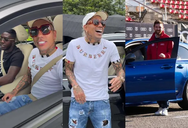 Dayro Morneo se hizo viral al presumir en un vídeo una camioneta de lujo que es usada por cracks como Lionel Messi.