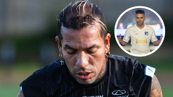 Dayro volvió a romper una marca y no dudó en enviarle un mensaje directo a Falcao.