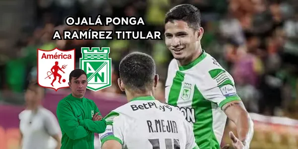 De manera oficial se reveló cuál será la nómina de Atlético Nacional contra el América de Cali.