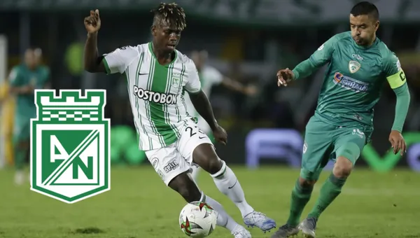 Déinner Quiñones con Atlético Nacional- Fotos: Antena 2