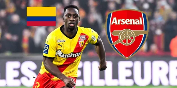 Deiver Machado con el Lens le ganó al Arsenal, los Gunners al final quedaron como malos perdedores.