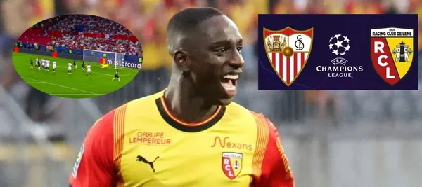 Deiver Machado es titular en el empate parcial de Lens ante Sevilla en Champions League-