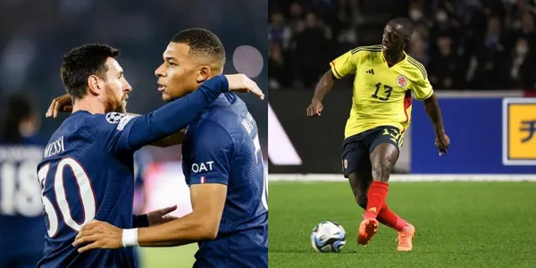 Deiver Machado ex jugador de Millonarios FC y Atlético Nacional se enfrentó al PSG de Lionel Messi y Kylian Mbappé.