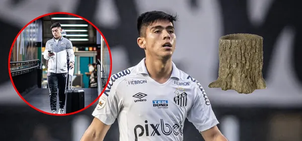 Dejaron a Daniel Ruiz siendo tronco y el colombiano que llegó a Santos de Brasil (Foto tomada de Caracol Noticias - Impacto News)