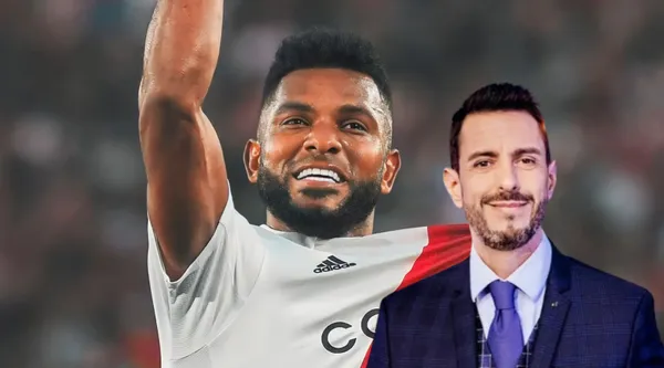 Delantero colombiano la rompe en el fútbol argentino con River Plate.