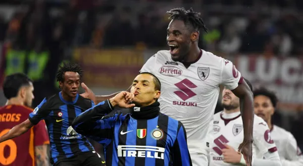 Delantero colombiano le pisa los talones a Juan Guillermo Cuadrado e Iván Ramiro Córdoba. FOTO: 'X'