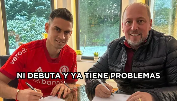 Delantero colombiano presenta inconvenientes con su nuevo equipo en Brasil. FOTO: ‘X’