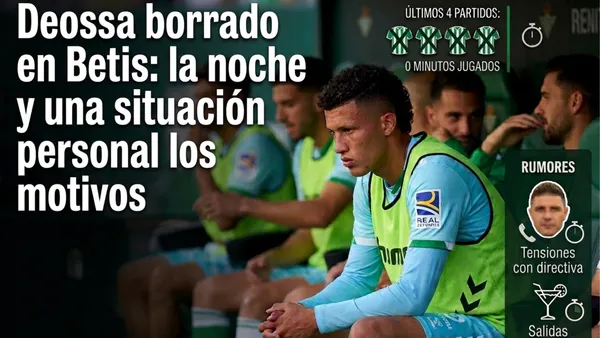 Deossa en problemas con el Betis
