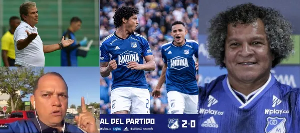 Deportivo Cali perdió 2-0 ante Millonarios de Alberto Gamero en el estadio El Campín