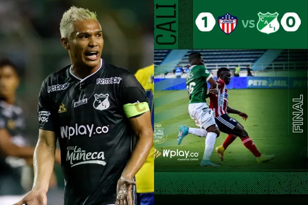 Deportivo Cali perdió contra el Junior FC y un jugador fue muy criticado por los hinchas.