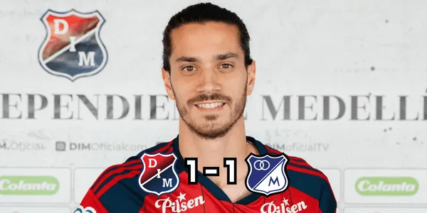 Deportivo Independiente Medellín empató el encuentro contra Millonarios gracias a Joaquín Varela.