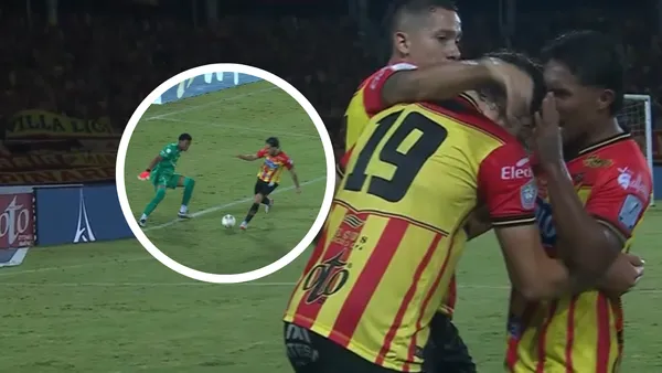 Deportivo Pereira vs Atlético Nacional Foto: Captura de Win Sports