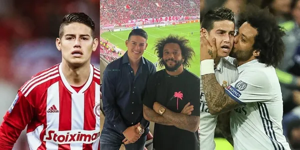 Desde Brasil le piden a Marcelo que saque a James Rodríguez de Grecia.