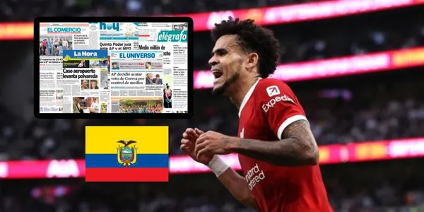 Desde Ecuador mandan un mensaje por el gol que le robaron a Luis Díaz en Liverpool contra el Tottenham.