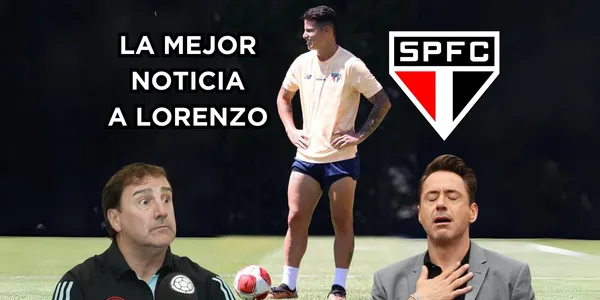 Desde el Sao Paulo de Brasil le dan buenas noticias a Néstor Lorenzo con relación a James Rodríguez.