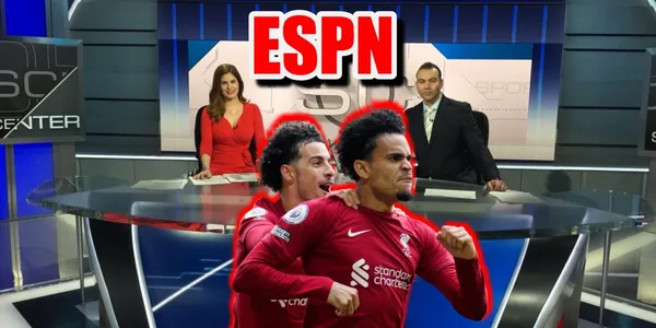 Desde ESPN reaccionaron por el golazo de Luis Díaz con el Liverpool.