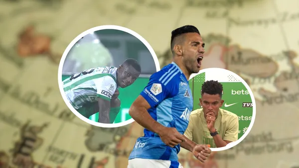 ¡Desde Europa! Club "trolea" a Nacional y celebra el gol de Falcao. Foto: Captura de Win Sports, Pexels y MFC