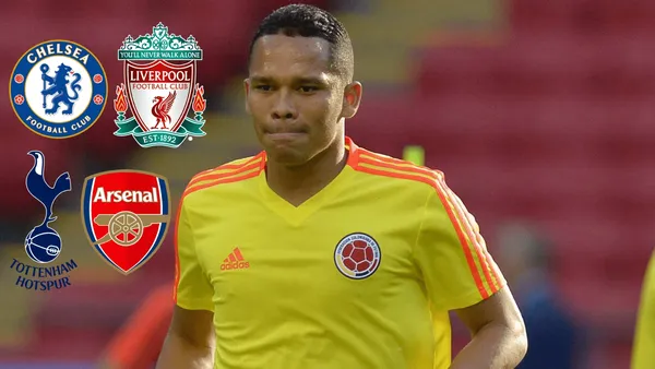 Desde Inglaterra, este gigante de la Premier League sigue a Carlos Bacca para ficharlo con el objetivo de que juegue la Champions League