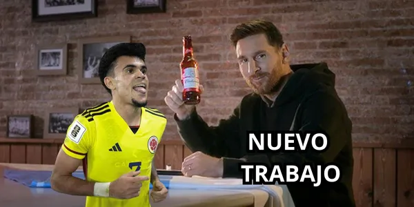 Díaz le sigue los pasos a Messi en un trabajo. Foto de Messi tomada de Totalmedios, Díaz de Diario Marca.