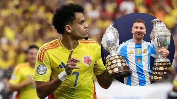 DÍAZ Y MESSI. FOTO: INSTAGRAM DE MESSI Y DE DÍAZ.