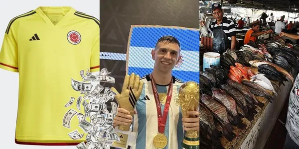 Dibu Martínez contó que en sus inicios era vendedor de pescado, como un jugador cafetero que pasó por la Selección Colombia.