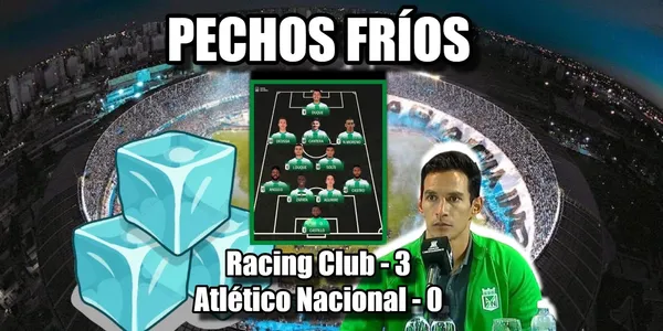 Diego Arias habló tras la humillante eliminación de Atlético Nacional contra el Racing Club de Argentina.