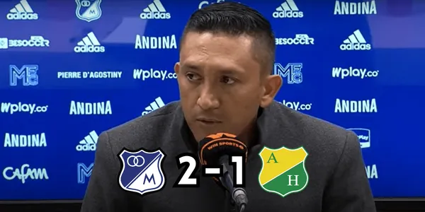 Diego Corredor comentó su molestia y frustración con el trabajo del árbitro en este encuentro.