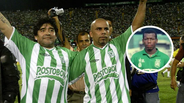 Diego Maradona, Mauricio Serna y Faustino Asprilla Foto: AFP y Nacionaloficial