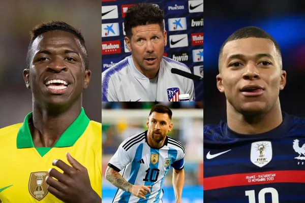 Diego Simeone lanzó un importante mensaje sobre jugadores como Kylian Mbappé y Vinícius Júnior.