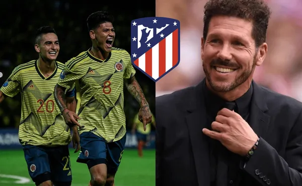 Diego Simeone quiere reforzar a Atlético de Madrid y ya puso la mira en un destacado colombiano que tiene 22 años