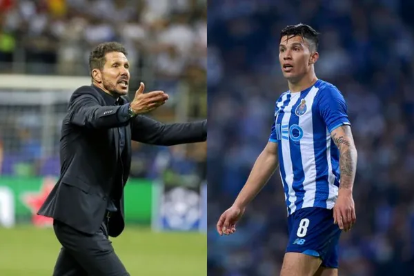 Diego Simeone sufrió un duro revés que de manera indirecta benefició al FC Porto y a Mateus Uribe.