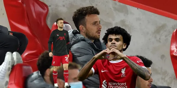 Diogo Jota habló de Luis Díaz en el Liverpool.