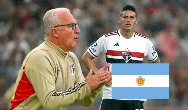 Dorival Junior, al lado James Rodríguez.