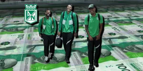 Dorlan Pabón en Atlético Nacional es uno de los jugadores mejor pagados en Colombia.