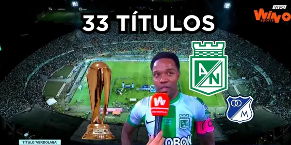 Dorlan Pabón habló tras ganar el título de la Copa Colombia 2023 contra Millonarios FC.