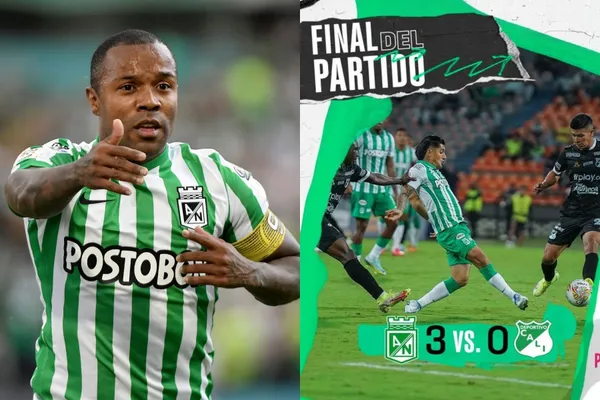 Dorlan Pabón en la rueda de prensa y dejó claro cuál fue su fórmula para triunfar en casa por goleada.