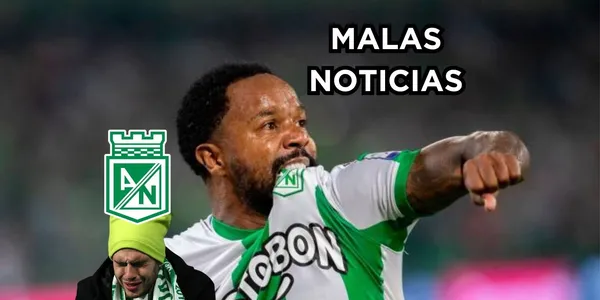 Dorlan Pabon le da malas noticias a todo Atlético Nacional.