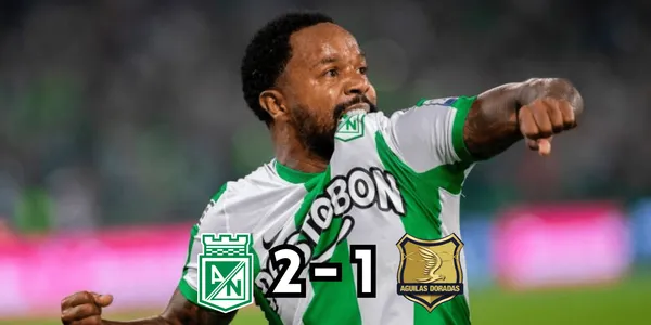 Dorlan Pabón sentenció la llave contra Águilas Doradas en la Copa BetPlay.