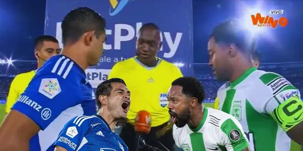 Dorlan Pabón y David Macalister Silva se vieron las caras en Bogotá.