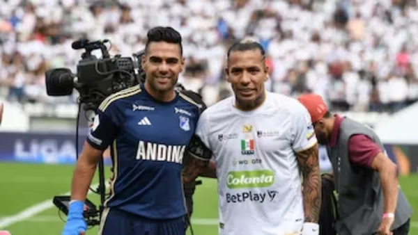 Dos goleadores de raza que hacen historia en el fútbol colombiano. Foto: Instagram