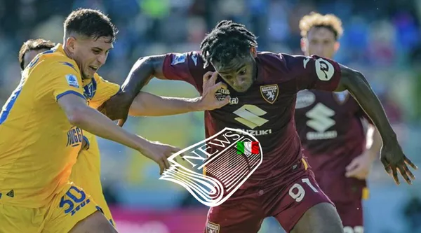 Duván fue titular en el ‘Toro’ en el empate sin goles ante Frosinone.